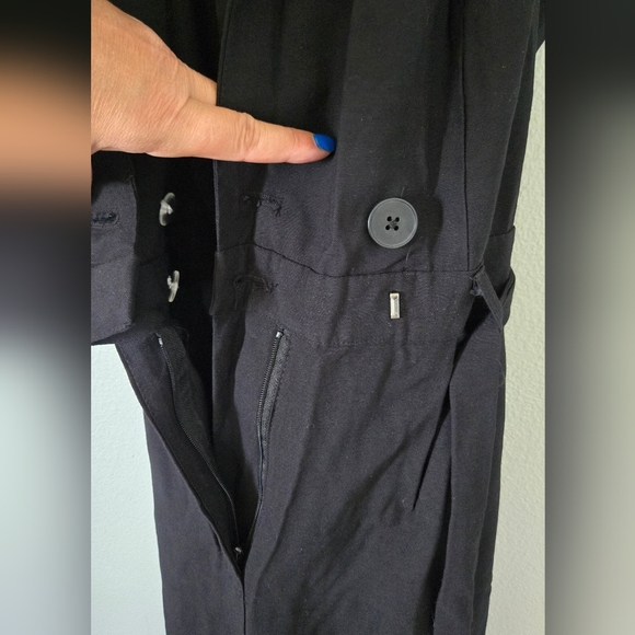 A New Day | Black Wide Leg Jumpsuit Size Medium - Picture 7 of 11